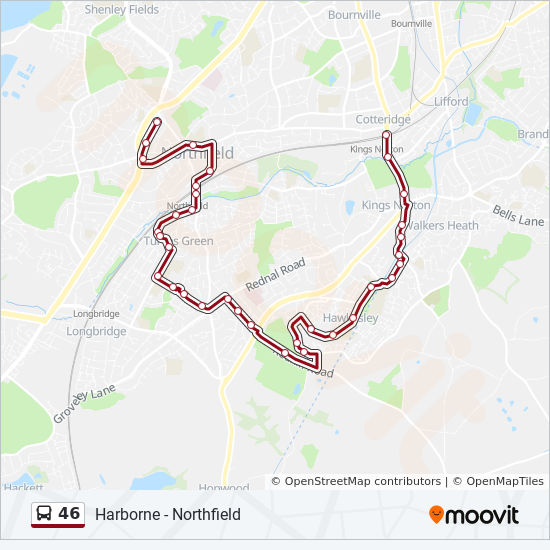 Bus 46 Route Map 839Rxo38I9Rtcm