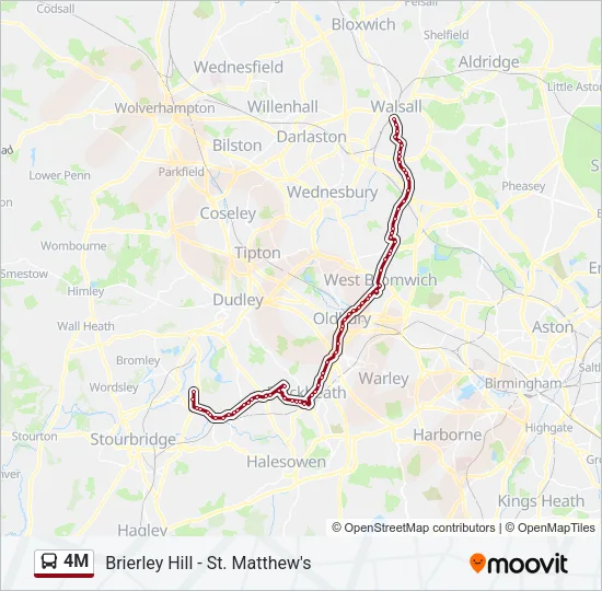 4M Bus Line Map