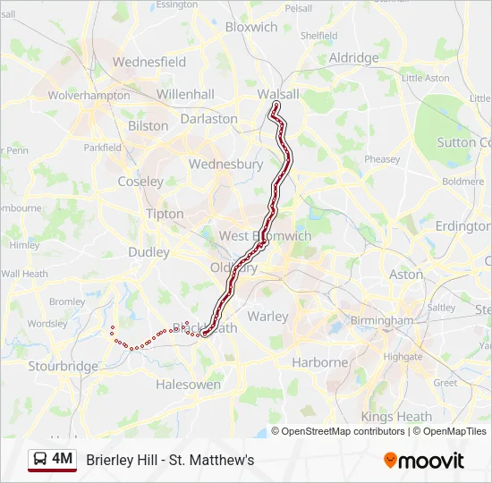 4M Bus Line Map