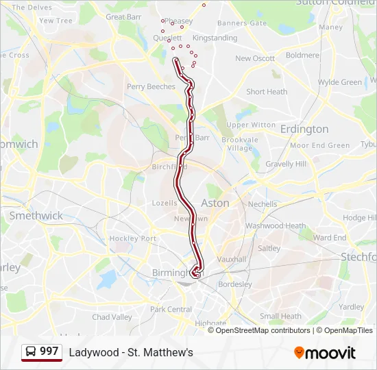 997 Bus Line Map