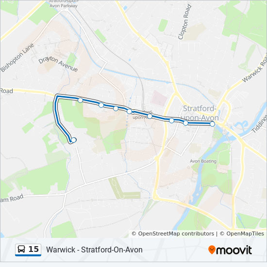 Bus 15 Route Map 15 Route: Schedules, Stops & Maps - Bell (Adj) (Updated)