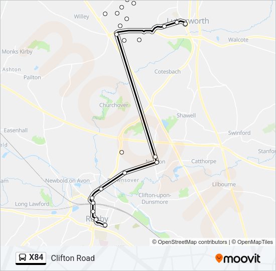 X84  Line Map