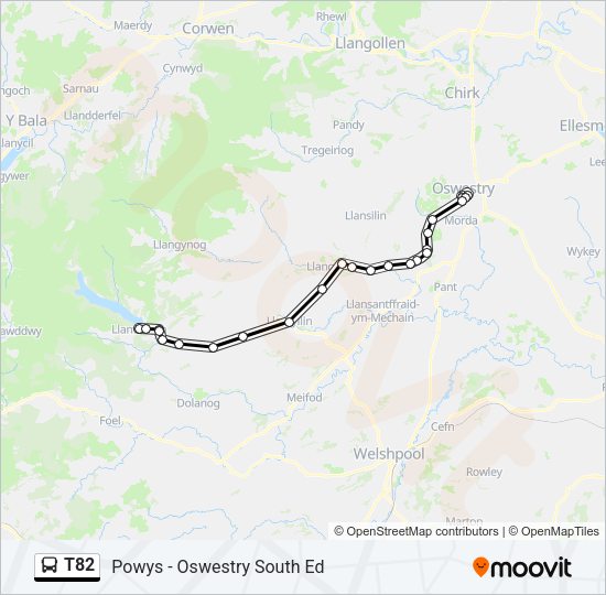 T82  Line Map
