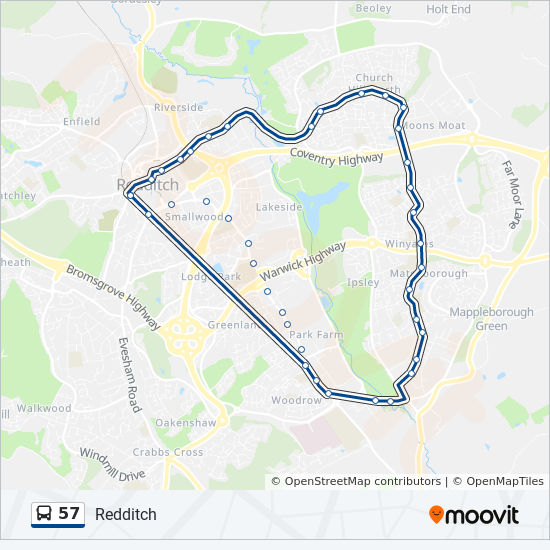 Bus 57 Route Map 57 Route: Schedules, Stops & Maps - Washford (Updated)