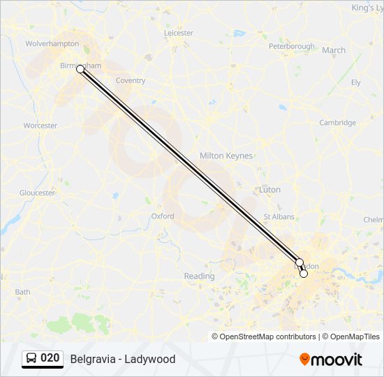 020 bus Line Map