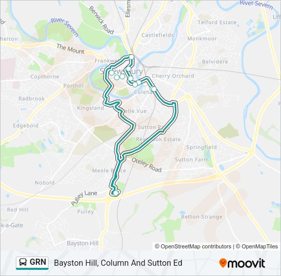 GRN Bus Line Map