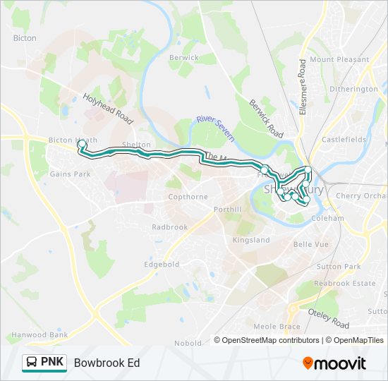 PNK Bus Line Map