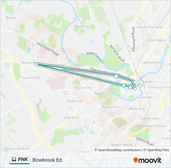 PNK Bus Line Map