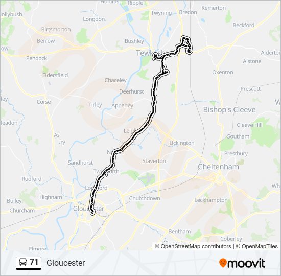 travel west midlands 71 bus route