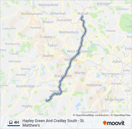 4H Bus Line Map