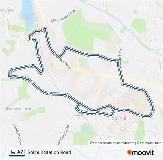 A2 Bus Line Map