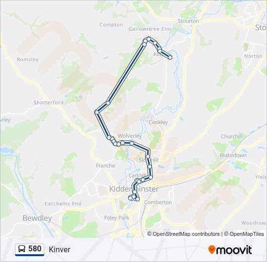 Bus Route 580 Bus Route 580