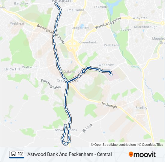 12-route-schedules-stops-maps-redditch-updated