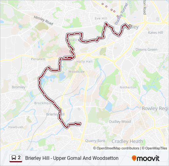 2 bus Line Map