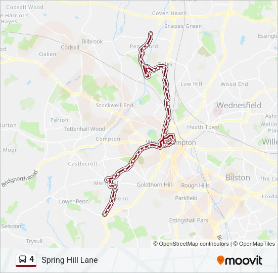 4 Bus Line Map