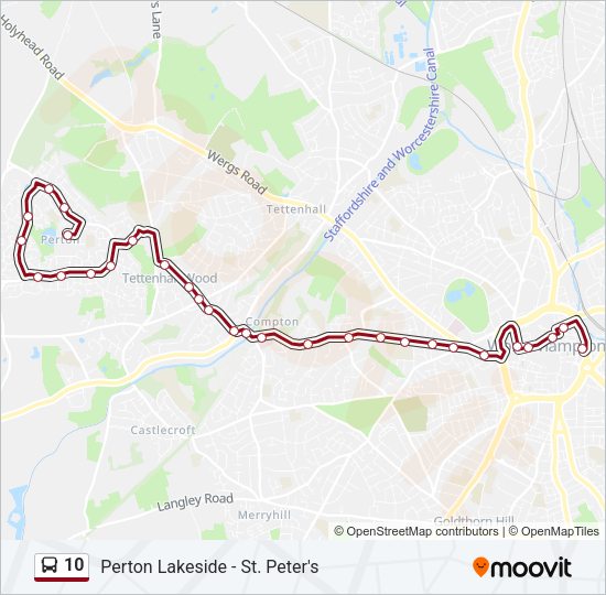 10 Bus Line Map