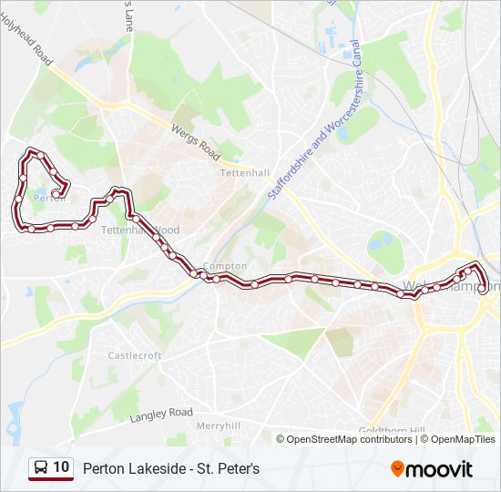 travel west midlands 10 bus timetable