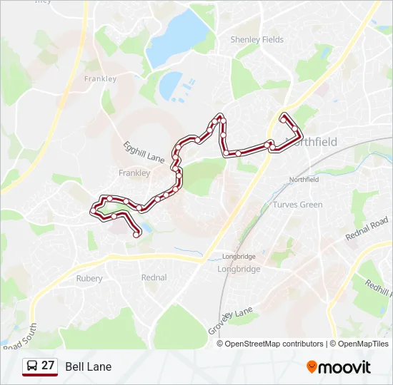 27 Bus Line Map