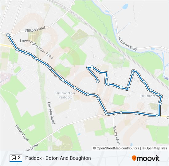 2 Route: Schedules, Stops & Maps - Town Centre (Updated)