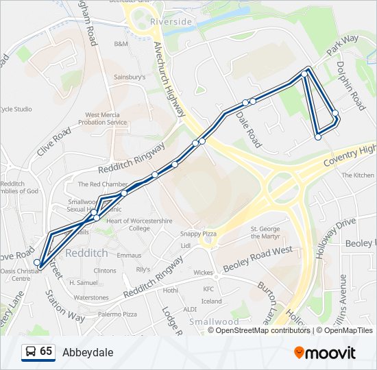 65 Route Schedules Stops And Maps Abbeydale Updated