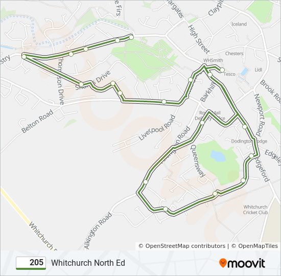 205 Route: Schedules, Stops & Maps - Bus Station (Adj) (Updated)