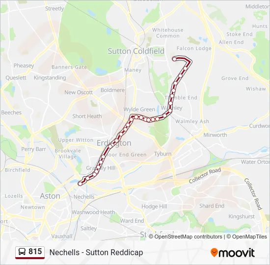 815 Bus Line Map