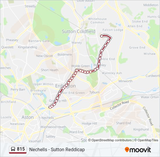 815 Bus Line Map