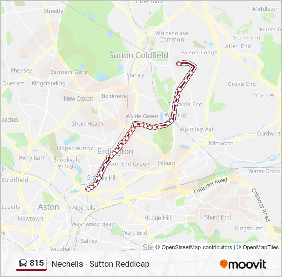 815 Bus Line Map