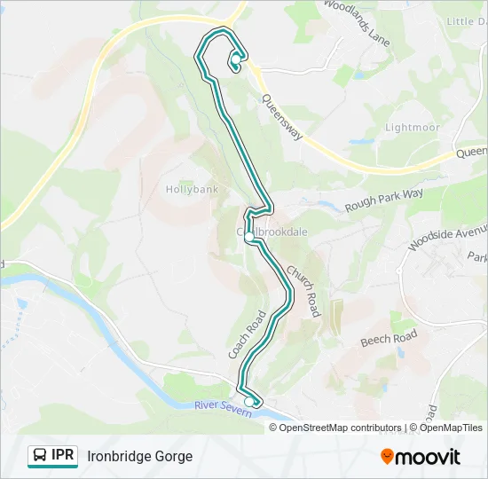 IPR Bus Line Map