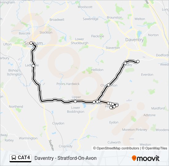 CAT4 Bus Line Map