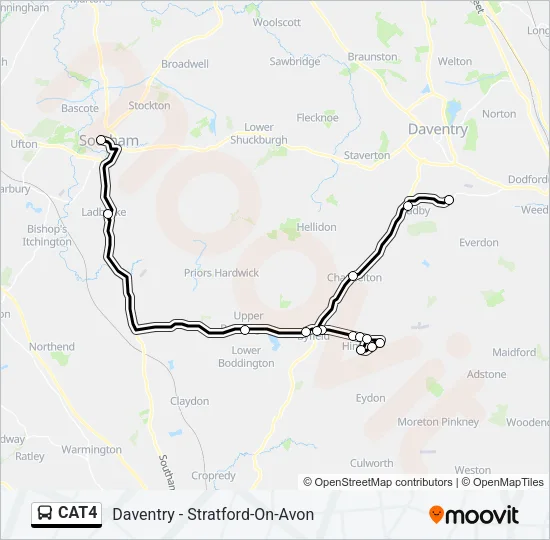 CAT4 Bus Line Map