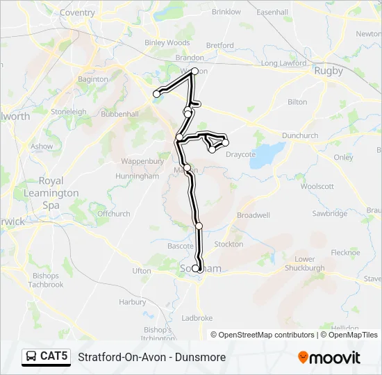 CAT5 Bus Line Map