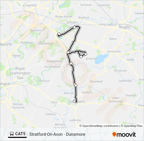 CAT5 Bus Line Map