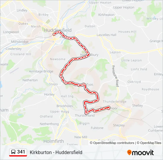 341  Line Map