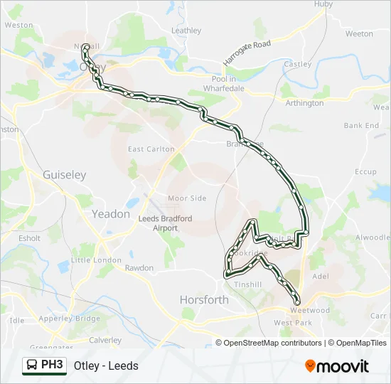 PH3 Bus Line Map