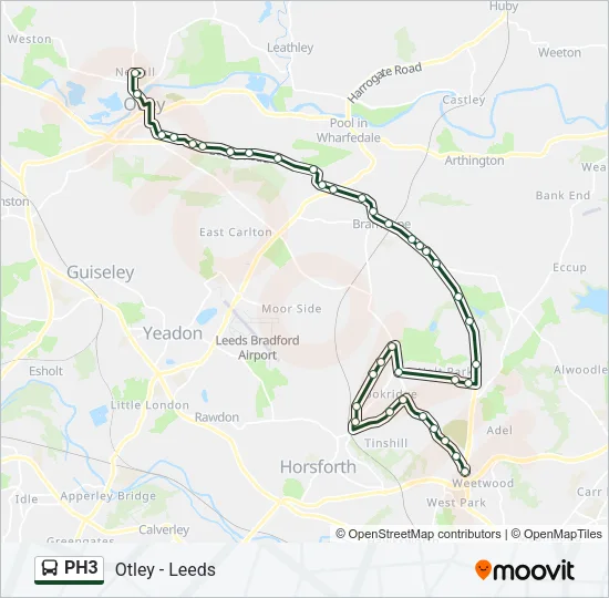PH3 Bus Line Map