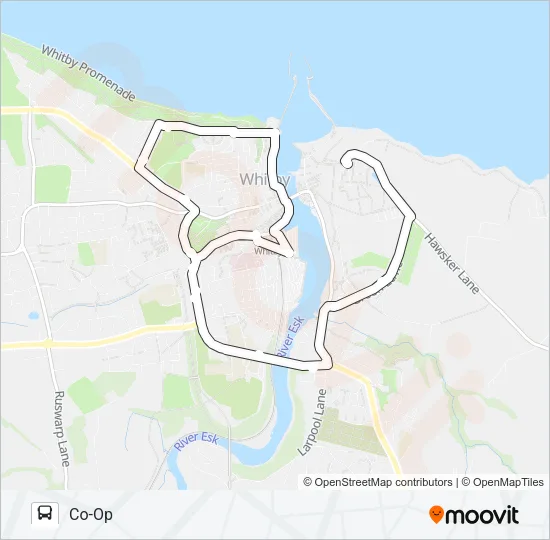 GREY LINE Bus Line Map