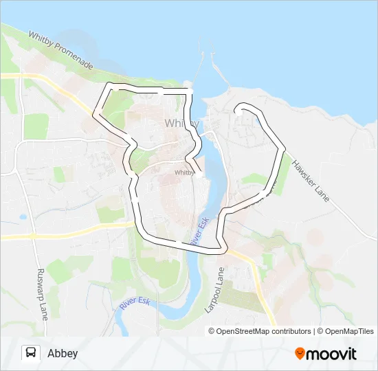 GREY LINE Bus Line Map