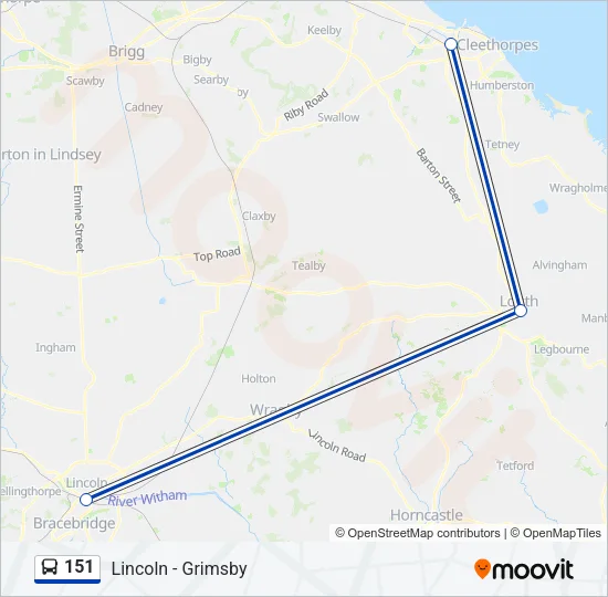 151 Bus Line Map
