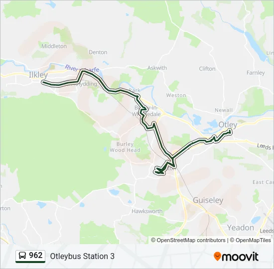 962 Bus Line Map
