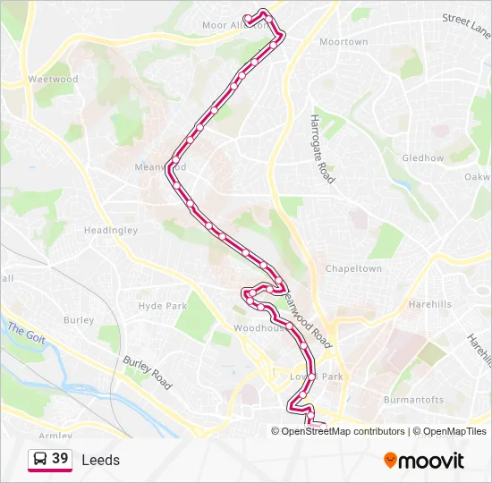 39 Route: Schedules, Stops & Maps - Victoria D (Updated)