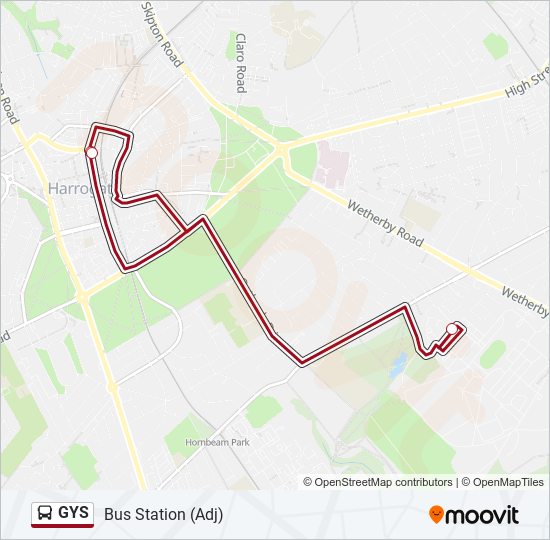 GYS Bus Line Map