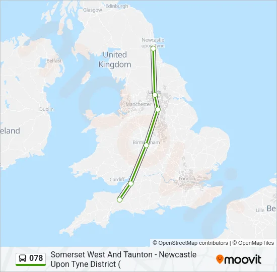 078 Bus Line Map