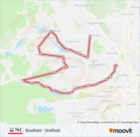 762 Route: Schedules, Stops & Maps - Malin Bridge (Updated)