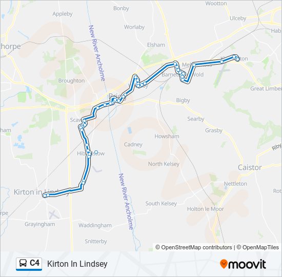 c4 Route Schedules, Stops & Maps Kirton In Lindsey (Updated)