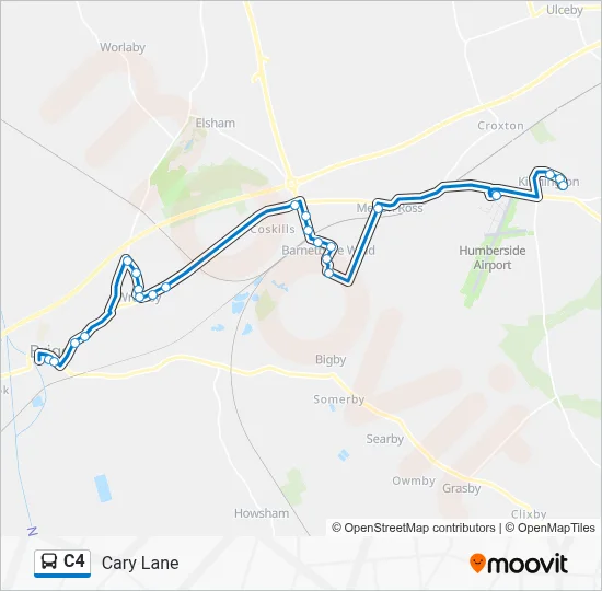 C4 Route: Schedules, Stops & Maps - Cary Lane (Updated)
