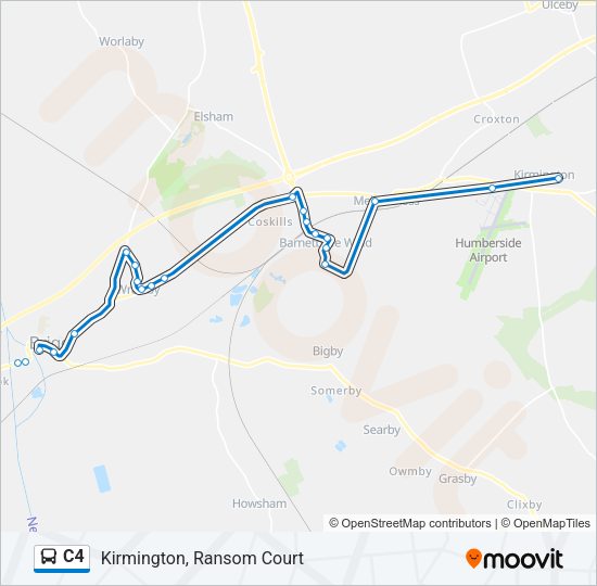 C4 Bus Line Map