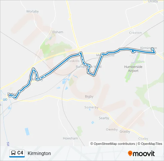 C4 Bus Line Map