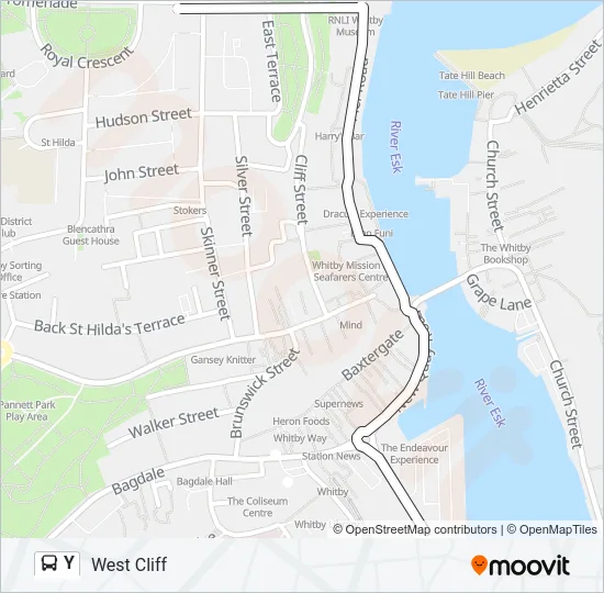 Y Bus Line Map