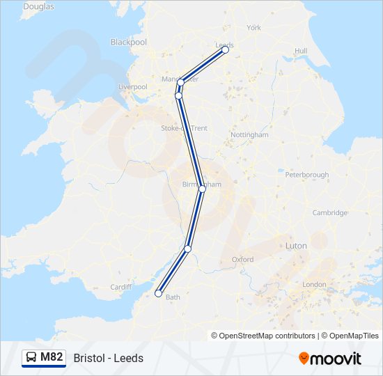 M82  Line Map